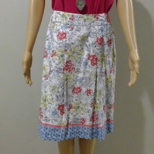 Talbots Woman Petite Floral Skirt